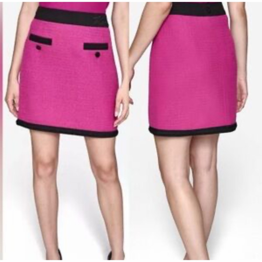 KARL LAGERFELD PARIS Contrast Trim Skirt Size - 14 - Picture 3 of 5